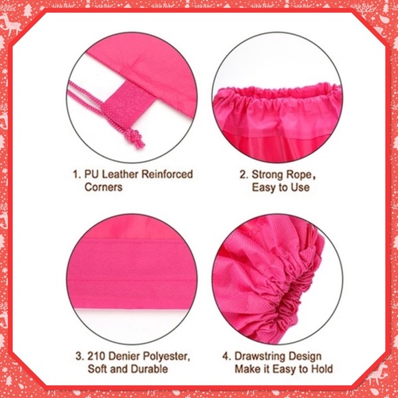 🦄New🦄2/$10🦄Girls Unicorn Drawstring Bag🦄 - Picture 5 of 5